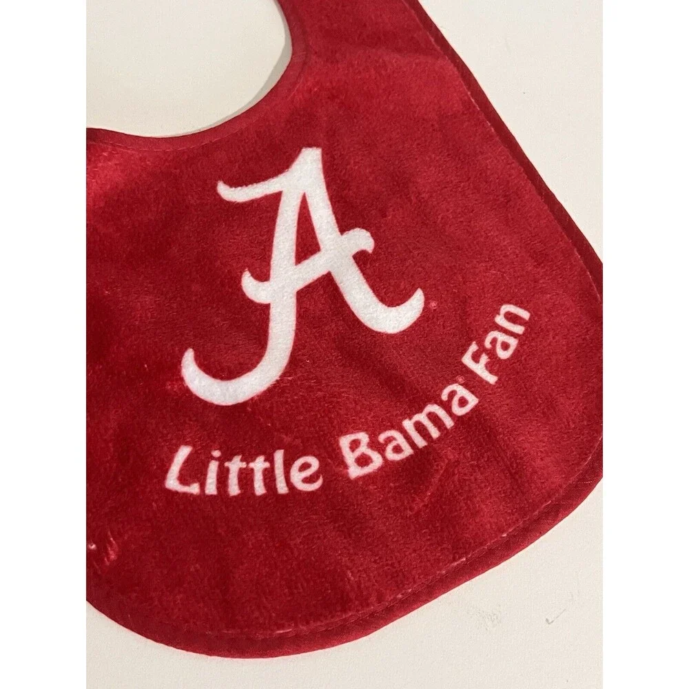 WinCraft Little Bama Fan Baby Bib Licensed Alabama University Football All Pro